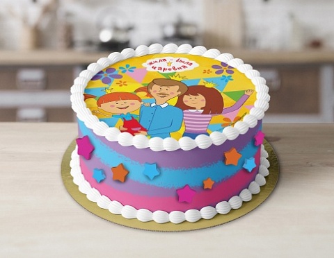 Детский торт 34